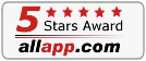 allapp.com - 5 Stars Award!
