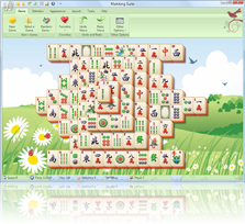 MahJong Suite 2010 Springtime Skin screenshot - Click here to enlarge