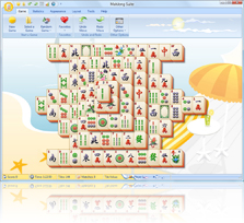 MahJong Suite 2010 Summertime Skin screenshot - Click here to enlarge