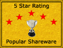 PopularShareware.com - 5 out of 5 Rating!