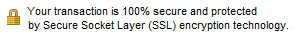 Your transaction is 100% secure and protected.