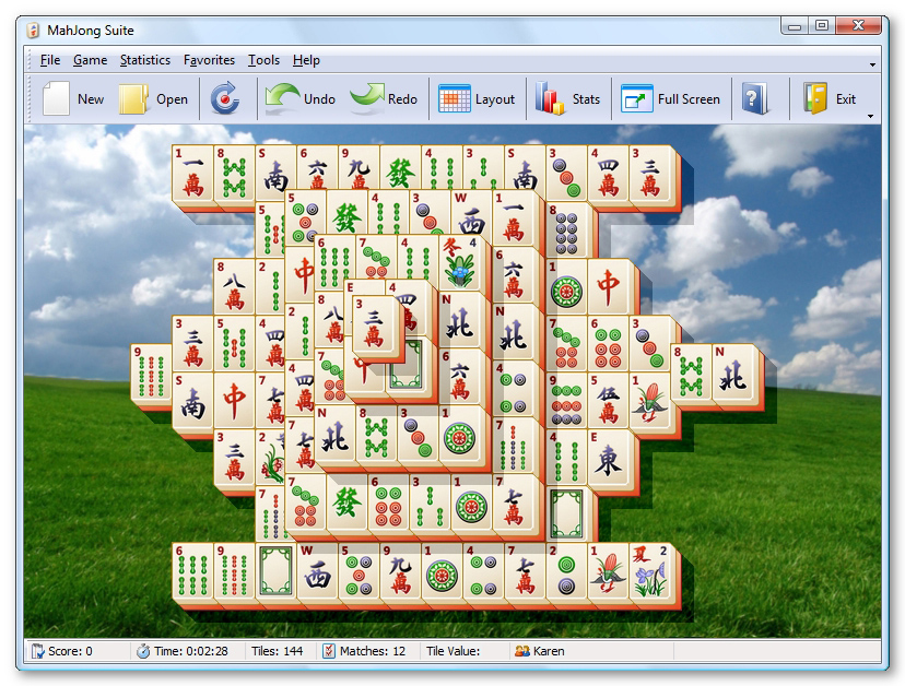 Screenshot of MahJong Suite 2006