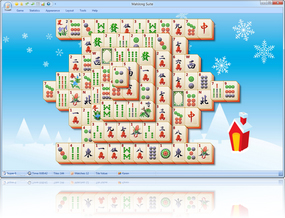 MahJong Suite 2020 Christmas Skin screenshot - Click here to enlarge