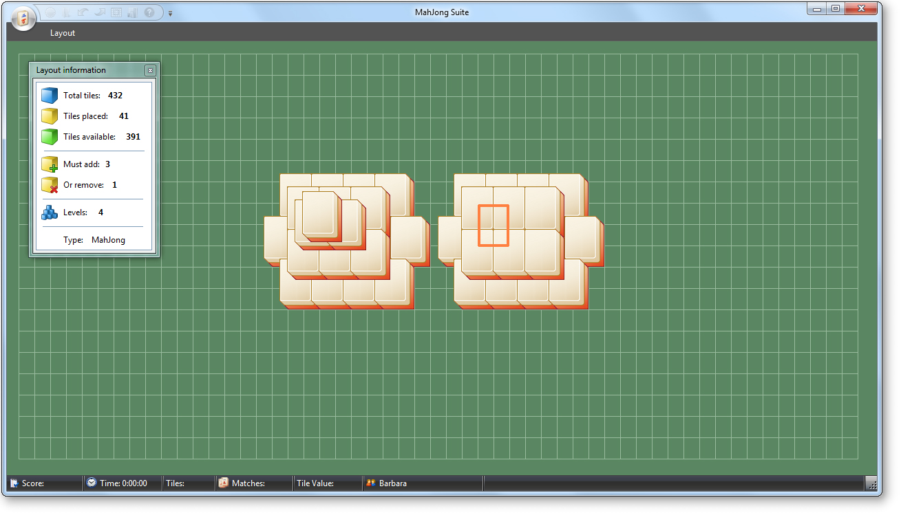 MahJong Suite Layout Manager