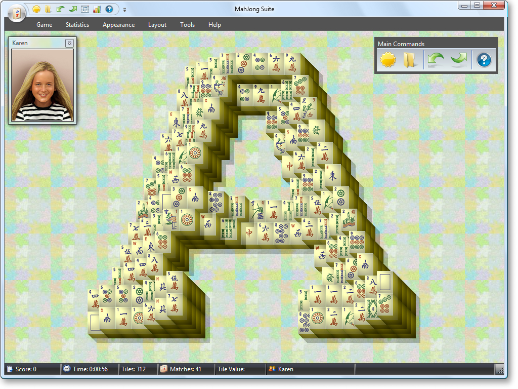 MahJong Suite - Letter A Screenshot