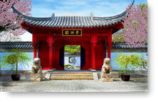 Chinese Gate background