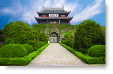 Ancient Chinese Fortress background