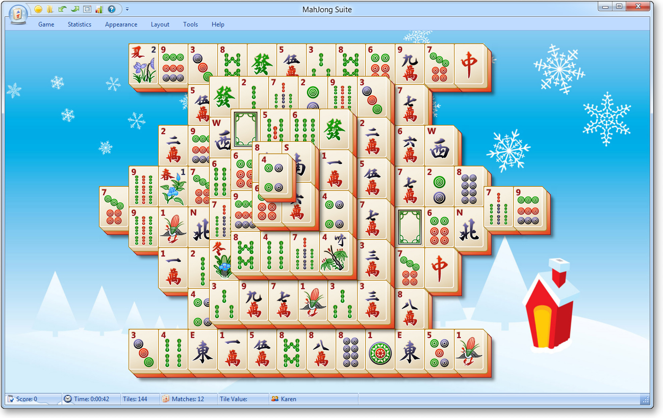 MahJong Suite 2020 Christmas Skin screenshot