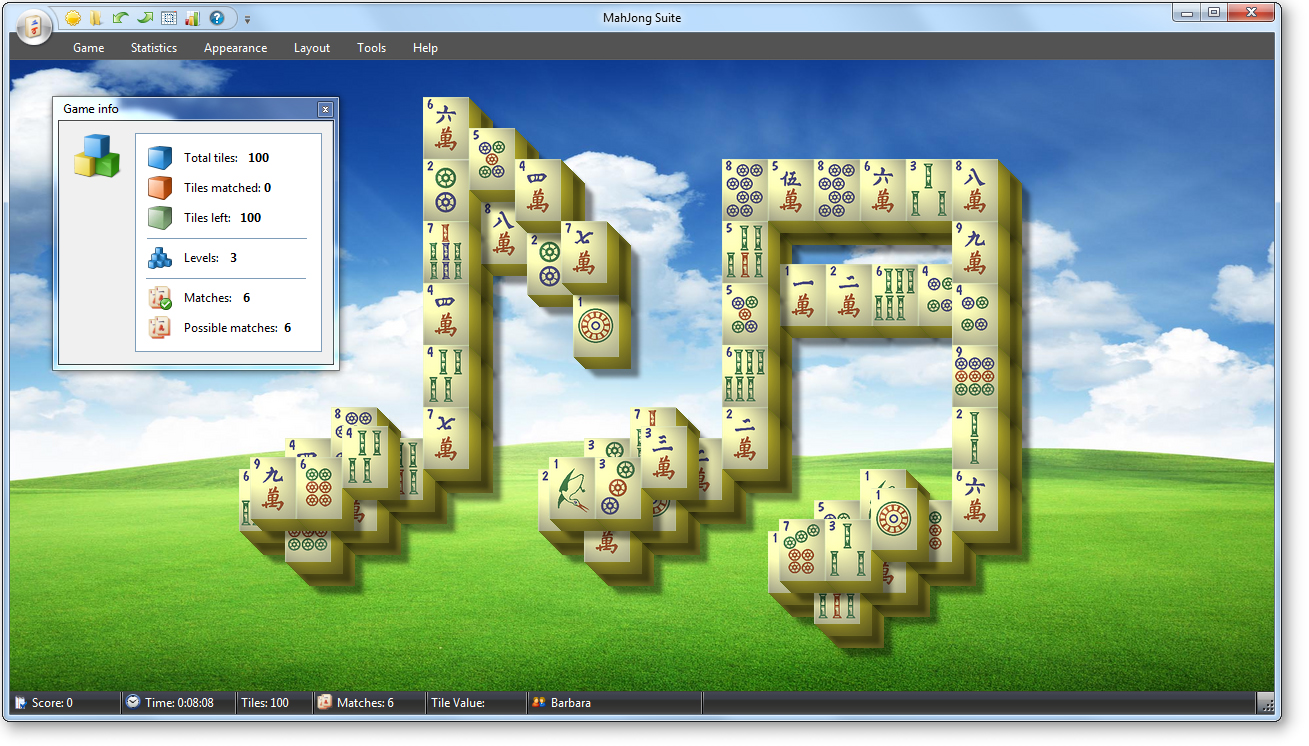 MahJong Suite - Game Information Screenshot
